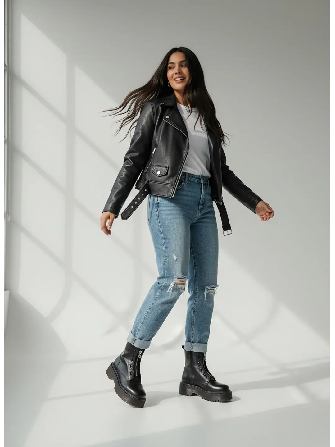 Bota suel negro Nara 2