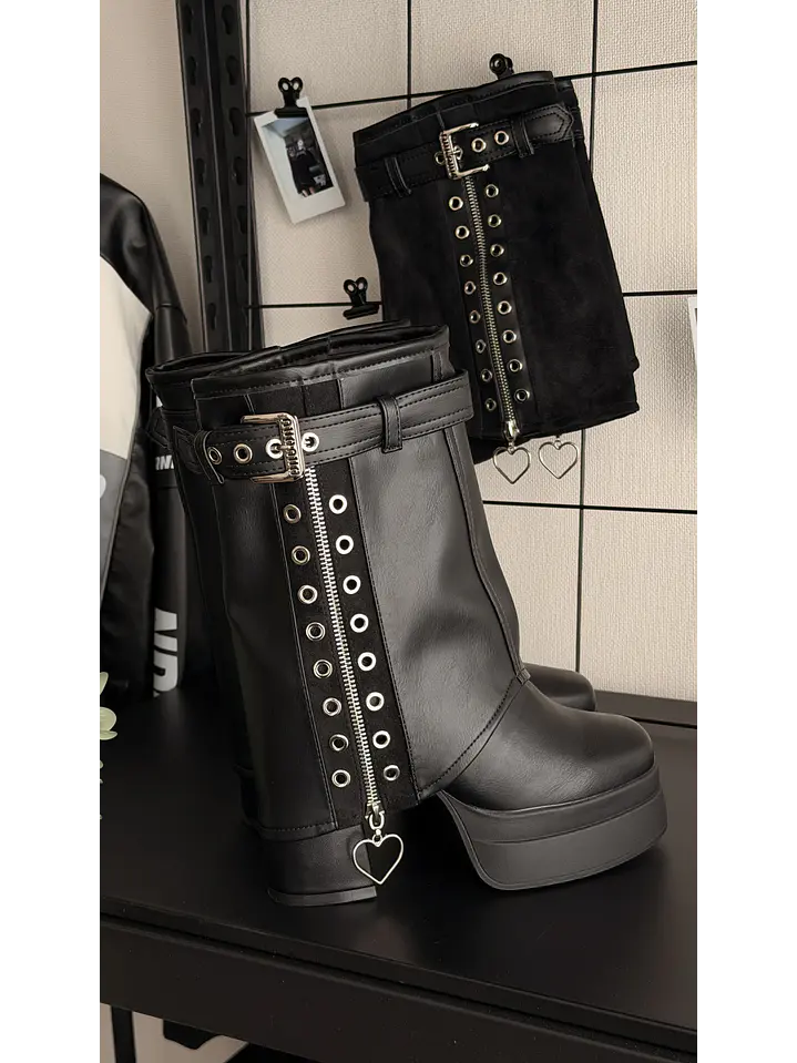 Bota suel negro berlín  5