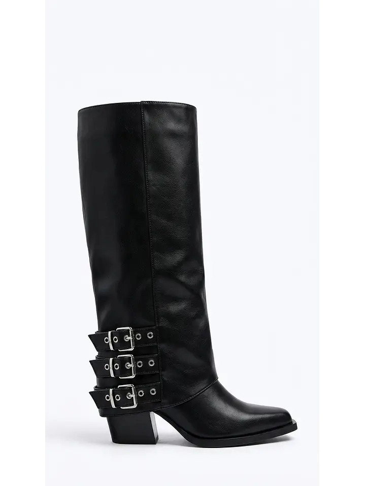 Bota suel negro  Carolina 1
