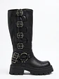 Botas altas suel negro Seul  - Miniatura 1