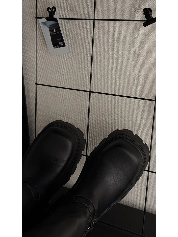 Botas altas suel negro Seul  4