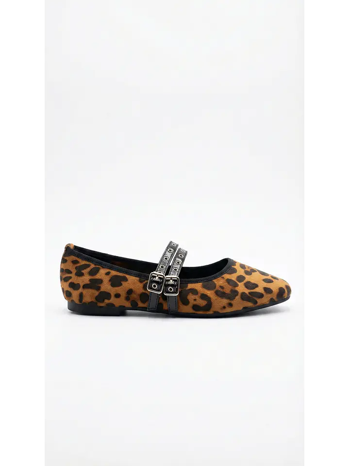 Ballerinas Mary jane suel Leopard 2185CO 1