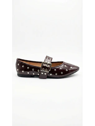 Ballerinas Mary jane suel Burdeo 2186BR