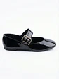 Ballerinas Mary jane suel negro  2187H - Miniatura 1