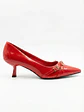 Tacón Kitten Heel Suel Rojo H69 - Miniatura 1