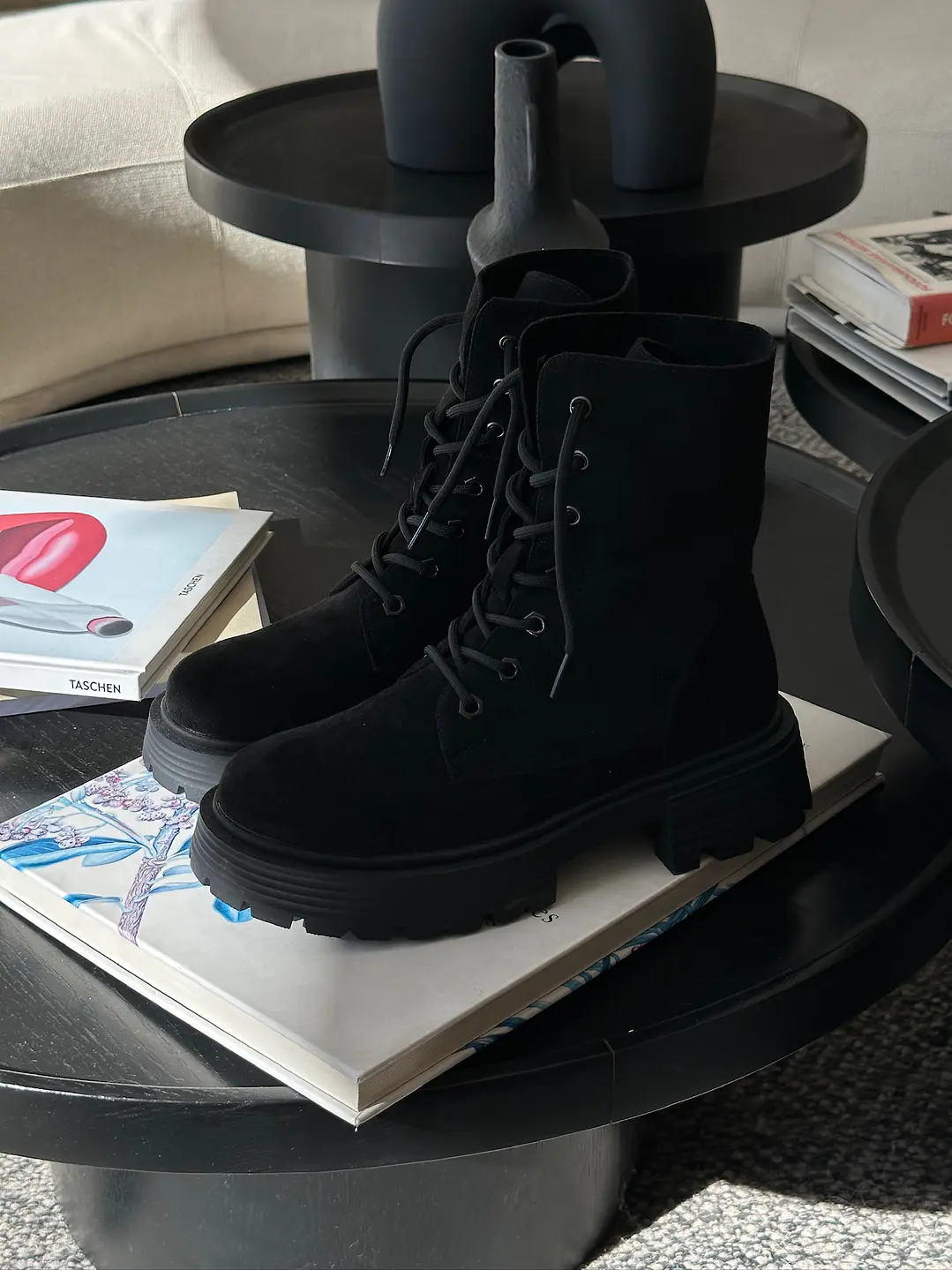 Bota suel negro fold 4