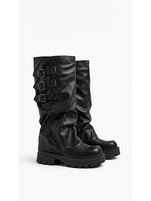 Botas altas suel negro Persia
