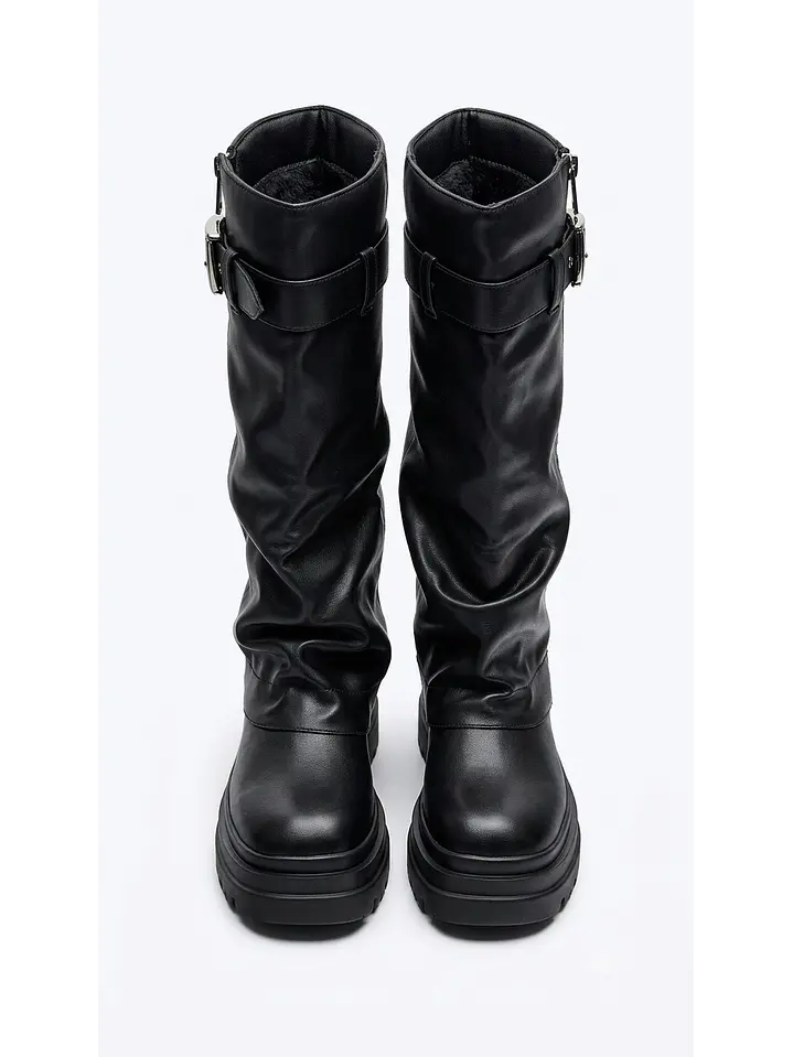Botas altas suel Gothic zipper 2