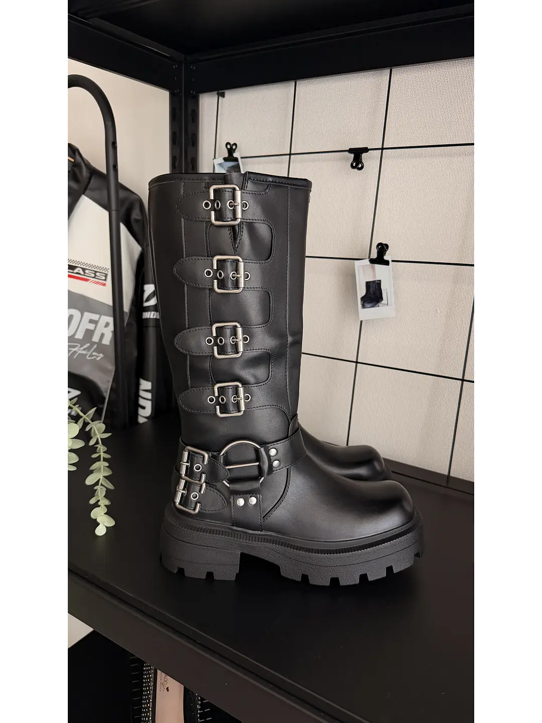 Botas altas suel negro Seul  3