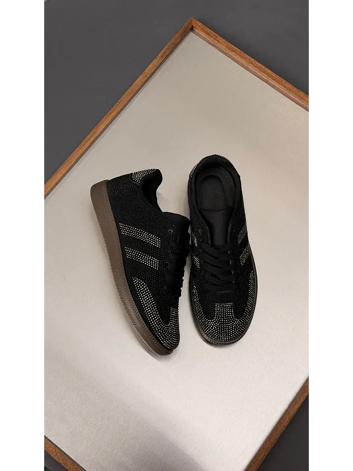Zapatillas deportivas suel negro Glitzy 3