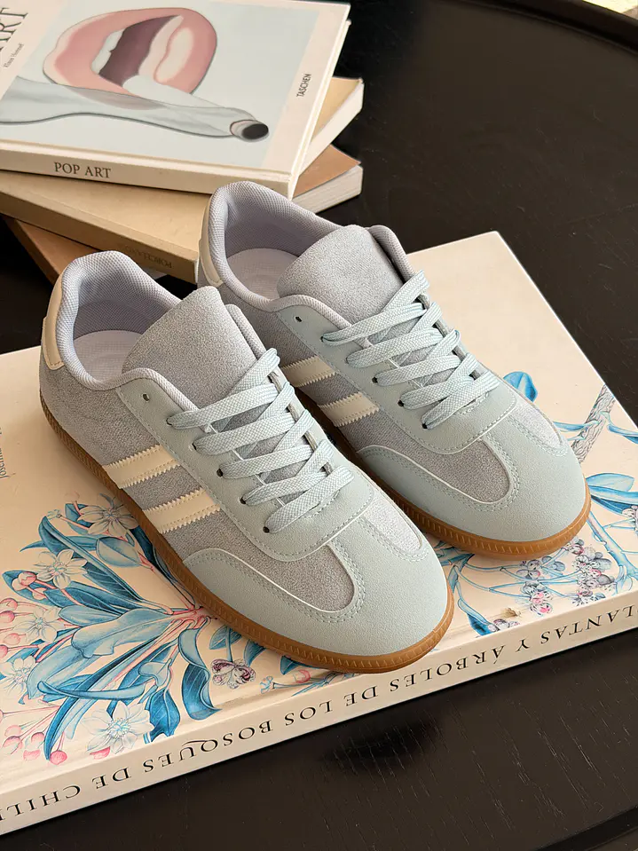 Zapatillas deportivas suel celeste pastel 9
