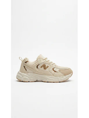 Zapatillas deportivas Suel Beige Sumi 