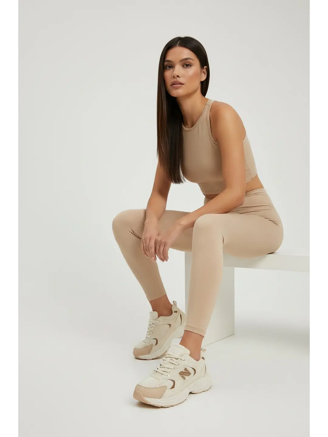 Zapatillas deportivas Suel Beige Sumi  2