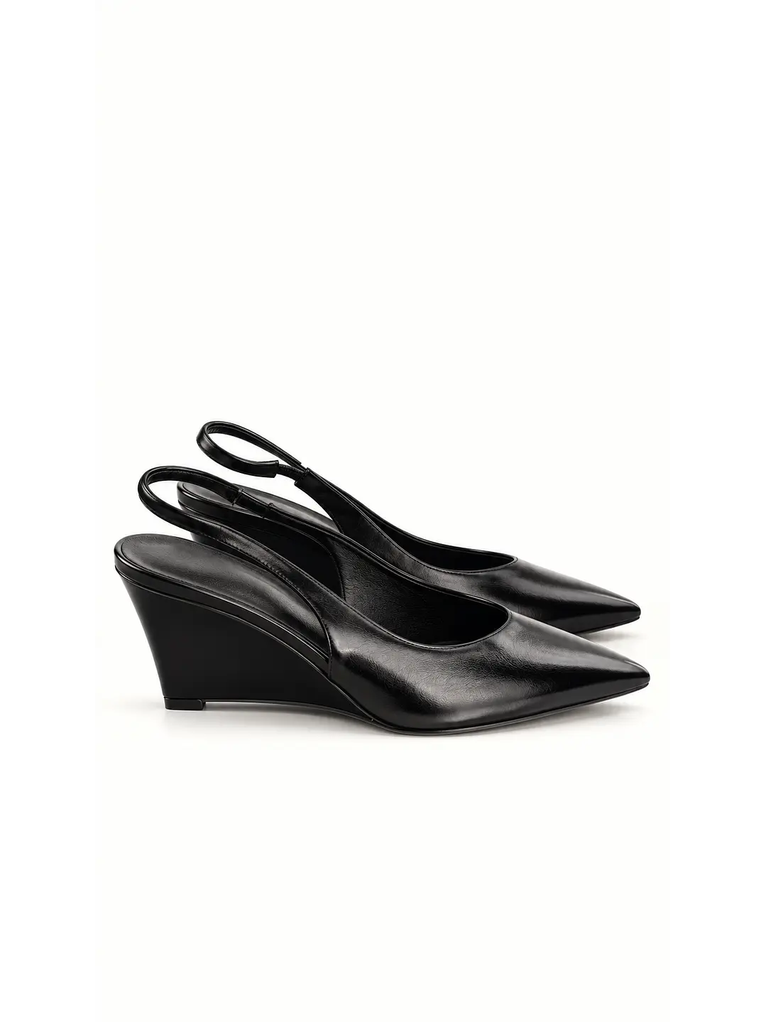 Tacón wedge heel Suel Negro Hailey 1