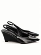 Tacón wedge heel Suel Negro Hailey - Miniatura 1