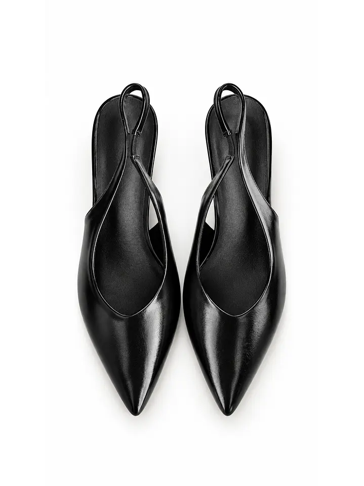 Tacón wedge heel Suel Negro Hailey 3