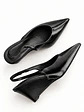 Tacón wedge heel Suel Negro Hailey - Miniatura 4