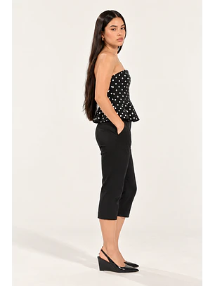 Tacón wedge heel Suel Negro Hailey