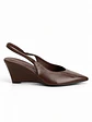 Tacón wedge heel Suel Marron Hailey - Miniatura 1