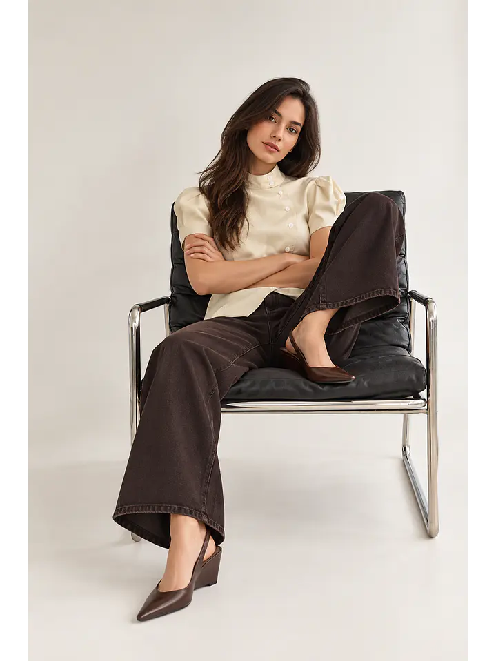 Tacón wedge heel Suel Marron Hailey 2