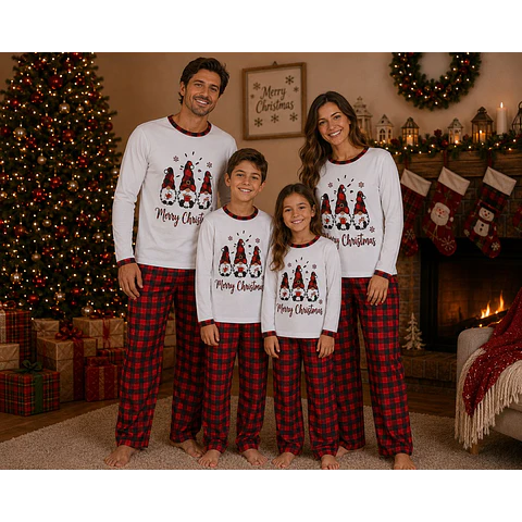 PIJAMAS NAVIDAD ADULTO 
