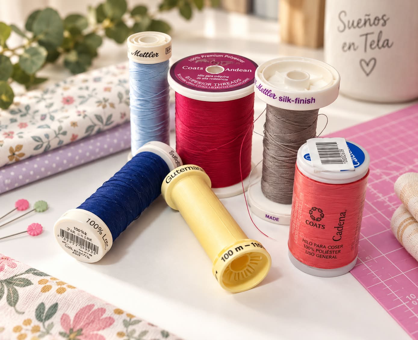 Cómo elegir el hilo para tus proyectos de patchwork
