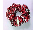 Scrunchie colet de tela algodón, suave y elástico, hecho a mano en Chile