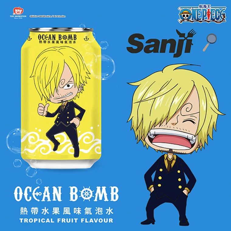 Bebida Soda Ocean Bomb One Piece (330ml) 2