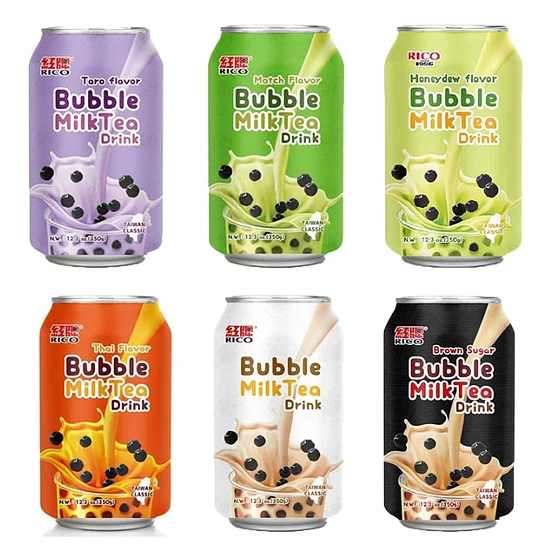 Bubble MilkTea Drink Rico 350ml 1
