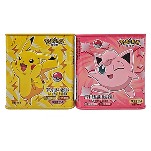 Caramelo Pokémon de frutas 95grs Caja Metálica