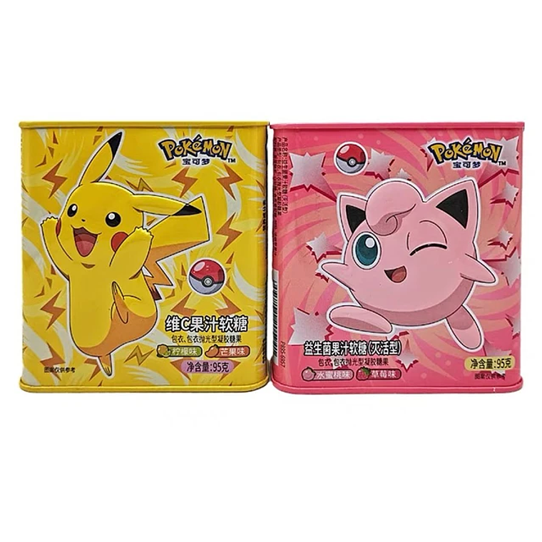Caramelo Pokémon de frutas 95grs Caja Metálica 1