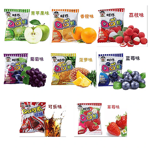 Caramelo (gomitas) Fruta 20grs