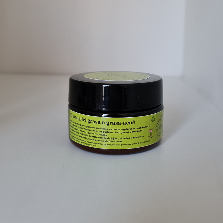 Crema de rostro  piel grasa o piel grasa  con acné 2