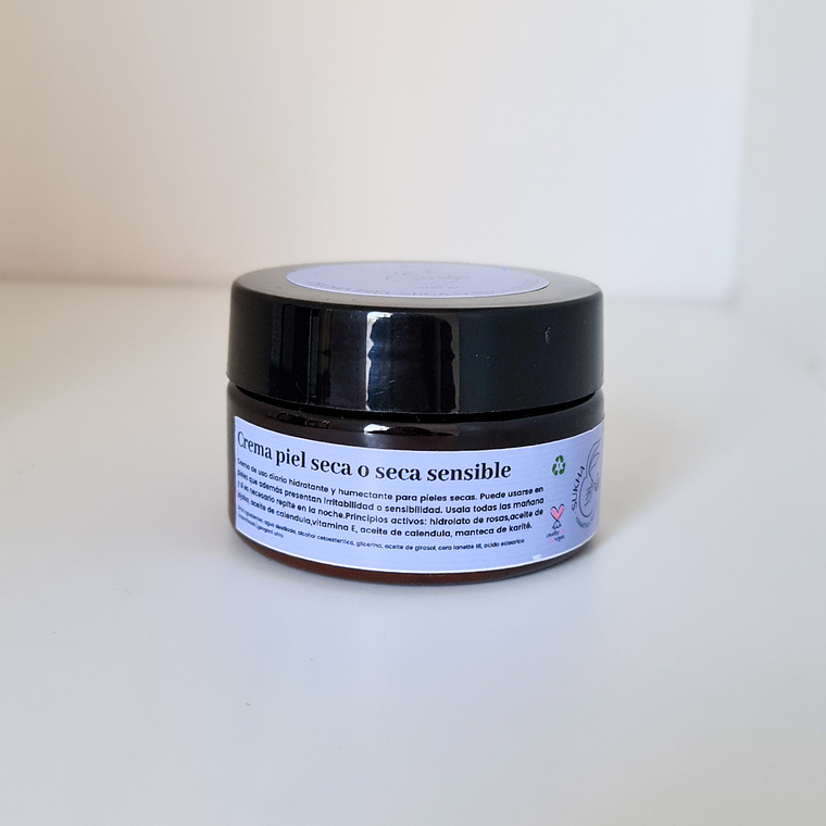 Crema de rostro piel seca o seca sensible 3