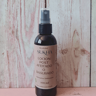Loción post afeitado o rasurado