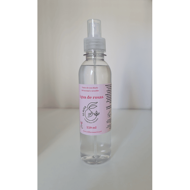 Agua de rosas formato grande 250 ml 