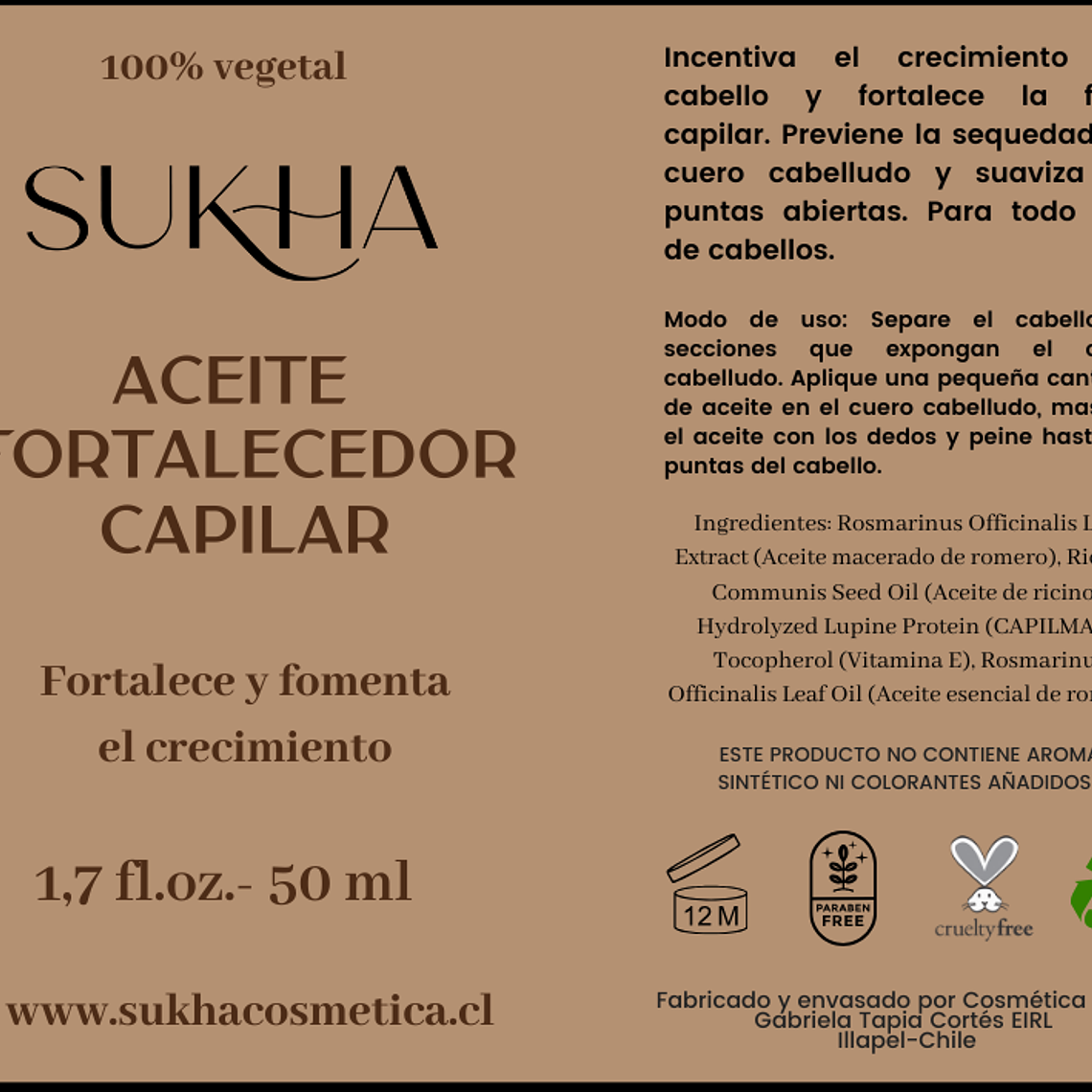 Aceite Fortalecedor Capilar 50ml 1
