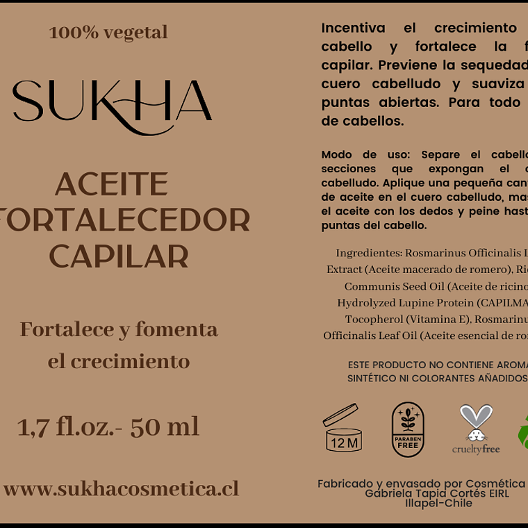 Aceite Fortalecedor Capilar 50ml 1