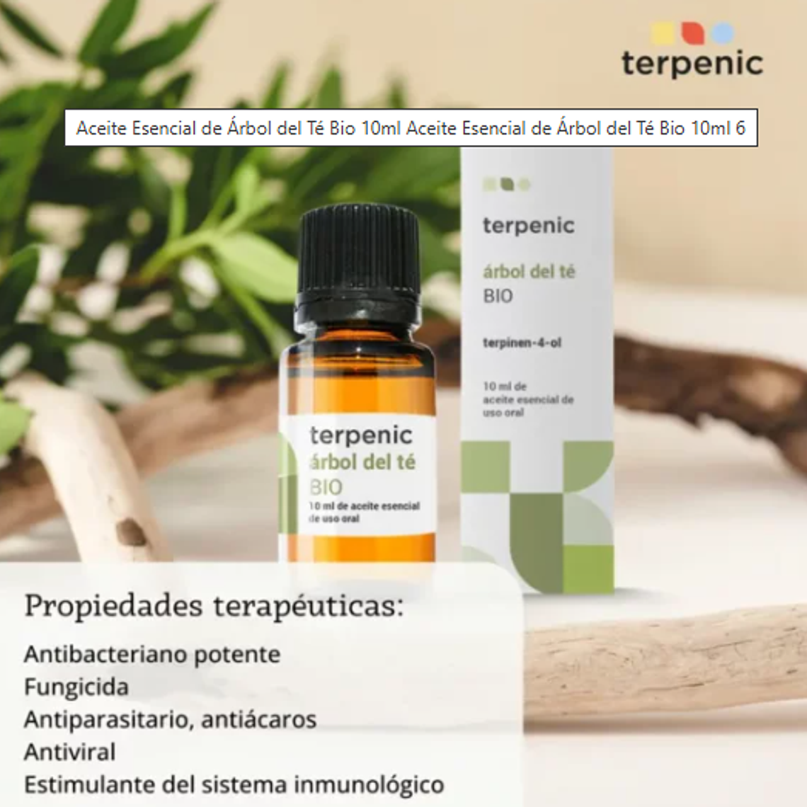 Aceite esencial arbol de té 10ml 2