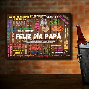 Cuadro Frases Tipicas de Papa