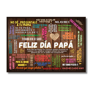 Cuadro Frases Tipicas de Papa