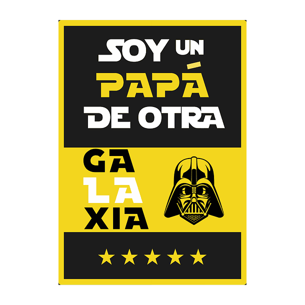 Cuadro Dia del Padre Star Wars