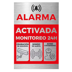 Señaletica Disuasiva Alarma Activa