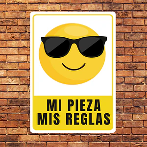 Señaletica Mi Pieza Mis Reglas