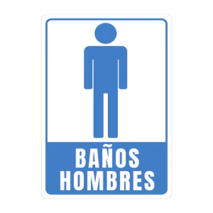 Señaletica Baño Para Hombres