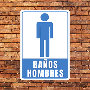 Señaletica Baño Para Hombres