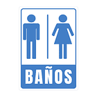 Señaletica Indicativa para Baños 1