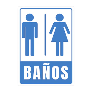 Señaletica Indicativa para Baños