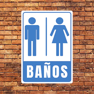 Señaletica Indicativa para Baños