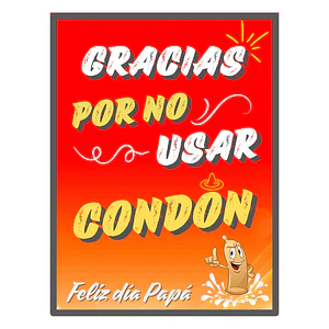 Cuadro en aluminio humor dia del padre